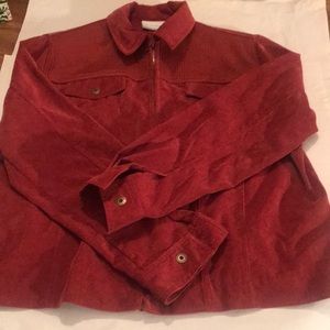 Alfred Dunner Corduroy Zip Up Jacket 12 P